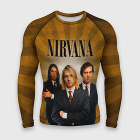 Мужской рашгард 3D с принтом Nirvana ,  |  | Тематика изображения на принте: 90 | alternative | crimson | david grohl | foo fighters | grunge | kurt cobain | music | nirvana | rip | rock | smile | гранж | группа | девяностые | курт кобейн | музыка | нирвана | рок