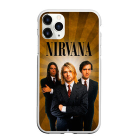 Чехол для iPhone 11 Pro матовый с принтом Nirvana , Силикон |  | 90 | alternative | crimson | david grohl | foo fighters | grunge | kurt cobain | music | nirvana | rip | rock | smile | гранж | группа | девяностые | курт кобейн | музыка | нирвана | рок