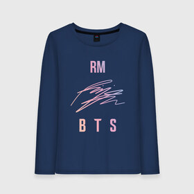 Женский лонгслив хлопок с принтом RM BTS АВТОГРАФ , 100% хлопок |  | bts | bts boy | bts love | k pop | love yourself | rm | айдол | арм. | битиэс | бтс | ким тэ хен | фанфик бтс | чон чонгук