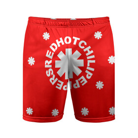 Мужские шорты спортивные с принтом RED HOT CHILI PEPPERS ,  |  | music | red hot chili peppers | rhcp | rock | группа | музыка | музыканты | рок | рхчп