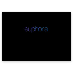 Поздравительная открытка с принтом сериал Euphoria , 100% бумага | плотность бумаги 280 г/м2, матовая, на обратной стороне линовка и место для марки
 | Тематика изображения на принте: zendaya | зендея | ру беннетт | сериал euphoria | эйфория