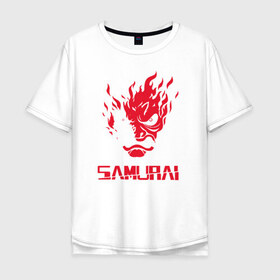 Мужская футболка хлопок Oversize с принтом Cyberpunk 2077 , 100% хлопок | свободный крой, круглый ворот, “спинка” длиннее передней части | Тематика изображения на принте: 2077 | cyberpunk | cyberpunk 2077 | dc | games | marvel | ps4 | samurai | игры | киану | самурай