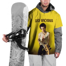 Накидка на куртку 3D с принтом Sid Vicious , 100% полиэстер |  | england | music | my way | no future | sid and nancy | sid vicious | trash | музыка | панк | рок | сид вишес | сид и ненси
