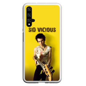 Чехол для Honor 20 с принтом Sid Vicious , Силикон | Область печати: задняя сторона чехла, без боковых панелей | england | music | my way | no future | sid and nancy | sid vicious | trash | музыка | панк | рок | сид вишес | сид и ненси