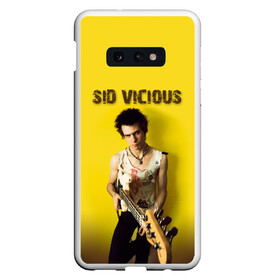 Чехол для Samsung S10E с принтом Sid Vicious , Силикон | Область печати: задняя сторона чехла, без боковых панелей | england | music | my way | no future | sid and nancy | sid vicious | trash | музыка | панк | рок | сид вишес | сид и ненси