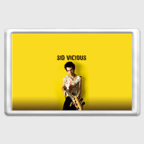 Магнит 45*70 с принтом Sid Vicious , Пластик | Размер: 78*52 мм; Размер печати: 70*45 | england | music | my way | no future | sid and nancy | sid vicious | trash | музыка | панк | рок | сид вишес | сид и ненси