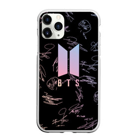 Чехол для iPhone 11 Pro Max матовый с принтом BTS АВТОГРАФЫ , Силикон |  | bts | bts boy | bts love | k pop | love yourself | айдол | битиэс. | бтс | ким тэ хен | фанфик бтс | чон чонгук