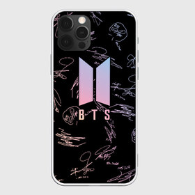 Чехол для iPhone 12 Pro Max с принтом BTS АВТОГРАФЫ , Силикон |  | bts | bts boy | bts love | k pop | love yourself | айдол | битиэс. | бтс | ким тэ хен | фанфик бтс | чон чонгук