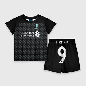 Детский костюм с шортами 3D с принтом Firmino third 19 20 ,  |  | champions | england | league | liverpool | premier | salah | англия | ван дейк | ливерпуль | лига | мане | мохаммед | салах | фирмино | чемпионов