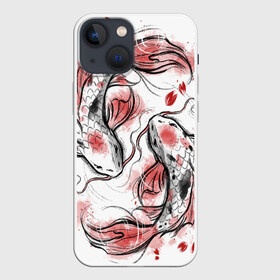 Чехол для iPhone 13 mini с принтом Japan dream ,  |  | abstract | acrylic | canvas | dream | japan | original | owl | painting | roots | tree | абстрактный | акриловая живопись | дерево | корни | оригинальный | сакура | холст