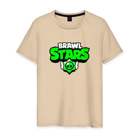Мужская футболка хлопок с принтом BRAWLSTARS , 100% хлопок | прямой крой, круглый вырез горловины, длина до линии бедер, слегка спущенное плечо. | android | brawl stars | games | mobile game | stars | игры | мобильные игры