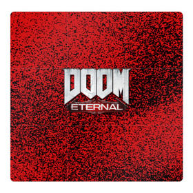 Магнитный плакат 3Х3 с принтом DOOM ETERNAL , Полимерный материал с магнитным слоем | 9 деталей размером 9*9 см | 