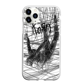 Чехол для iPhone 11 Pro матовый с принтом Korn The Nothing , Силикон |  | alternative | heavy | korn | koяn | metal | rapcore | rock | the nothing | youll never find me | джонатан дэвис | корн | корни | коян | ню метал | нюметал | рок
