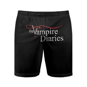 Мужские шорты спортивные с принтом Дневники Вампира ,  |  | the vampire diaries | дневники вампира