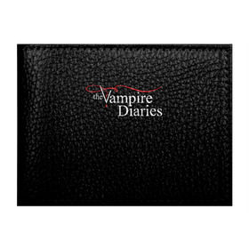 Обложка для студенческого билета с принтом Дневники Вампира , натуральная кожа | Размер: 11*8 см; Печать на всей внешней стороне | the vampire diaries | дневники вампира