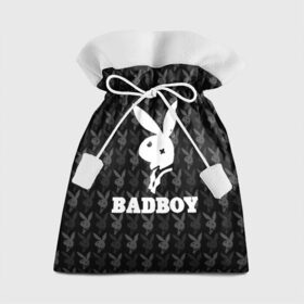 Подарочный 3D мешок с принтом Bad boy , 100% полиэстер | Размер: 29*39 см | bad boy | bite | bow tie | broken | cool | ear | fighter | logo | man | playboy | rabbit | sign | symbol | white | белый | битый | боец | галстук бабочка | знак | кролик | логотип | любовь | мальчик | мужчина | откушенное | прикольный | сим