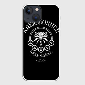 Чехол для iPhone 13 mini с принтом Каер Морхен ,  |  | wild hunt | witcher | ведьмак | геральд | геральт | дикая охота