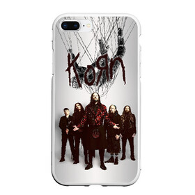 Чехол для iPhone 7Plus/8 Plus матовый с принтом Korn The Nothing , Силикон | Область печати: задняя сторона чехла, без боковых панелей | alternative | heavy | korn | koяn | metal | rapcore | rock | the nothing | youll never find me | джонатан дэвис | корн | корни | коян | ню метал | нюметал | рок