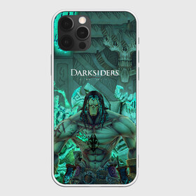 Чехол для iPhone 12 Pro с принтом Darksiders 2 , силикон | область печати: задняя сторона чехла, без боковых панелей | 3d | 3dвосприятие | action rpg | darksiders 2 | апокалипсис | арт | верблюд | война | всадник | желтый | зеброид | игра | караван | компьютерная | конь | монстры | серый | слешер