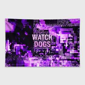 Флаг-баннер с принтом WATCH DOGS , 100% полиэстер | размер 67 х 109 см, плотность ткани — 95 г/м2; по краям флага есть четыре люверса для крепления | action | ct os | ded sec | fox | game | hacker | legion | watch dogs | watch dogs 2 | watch dogs legion | знак лиса | игра | компьютерная игра | легион | хакер