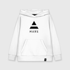 Детская толстовка хлопок с принтом 30 SECONDS TO MARS , 100% хлопок | Круглый горловой вырез, эластичные манжеты, пояс, капюшен | 30 seconds to mars | 30 секунд до марса | jared leto | thirty seconds to mars | джаред лето