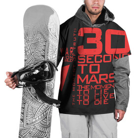 Накидка на куртку 3D с принтом 30 SECONDS TO MARS , 100% полиэстер |  | 30 seconds to mars | 30 секунд до марса | jared leto | thirty seconds to mars | джаред лето