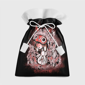 Подарочный 3D мешок с принтом Princess warrior , 100% полиэстер | Размер: 29*39 см | ghibli | hayao miyazaki | hime | miyazaki | mononoke | princess | studio | ашитака | гибли | минни | миядзаки | мононоке | моро | фентези