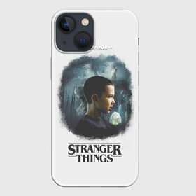 Чехол для iPhone 13 mini с принтом STRANGER THINGS ,  |  | 11 | eleven | stranger | things | дела | крайне | оди | одиннадцатая | одиннадцать | очень | события | странные