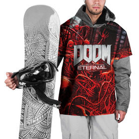 Накидка на куртку 3D с принтом DOOM ETERNAL , 100% полиэстер |  | Тематика изображения на принте: doom | doom eternal | game | дум
