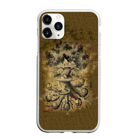 Чехол для iPhone 11 Pro Max матовый с принтом Дерево жизни , Силикон |  | Тематика изображения на принте: 3d | 9 миров | абстракция | арт | дерево жизни | индраксиль | песочный