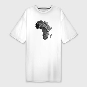 Платье-футболка хлопок с принтом King of Africa ,  |  | animal | the lion king | африка | взгляд | дикий | животные | зверь | клыки | континент | король | король джунглей | кошка | лев | львица | царь