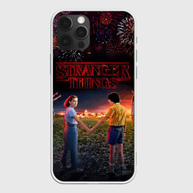 Чехол для iPhone 12 Pro Max с принтом STRANGER THINGS , Силикон |  | Тематика изображения на принте: 011 | down | eleven | netflix | season | series | strange | stranger | things | upside | дела | дина | загадочные | монстр | монстры | одиннадцать | очень | сезон | сериал | сериалы | события | странные | ужасы