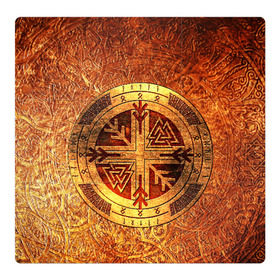 Магнитный плакат 3Х3 с принтом Кельтские узоры , Полимерный материал с магнитным слоем | 9 деталей размером 9*9 см | 3d | абстракция | арт | вальхаллы | кельтские узоры | медь | символ