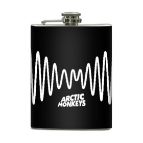 Фляга с принтом ARCTIC MONKEYS , металлический корпус | емкость 0,22 л, размер 125 х 94 мм. Виниловая наклейка запечатывается полностью | arctic monkeys | арктик манкис | арктические мартышки