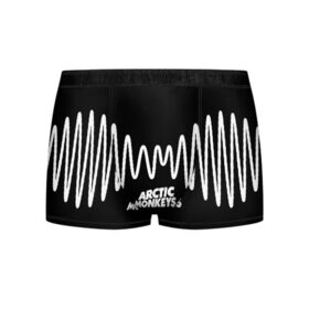 Мужские трусы 3D с принтом ARCTIC MONKEYS , 50% хлопок, 50% полиэстер | классическая посадка, на поясе мягкая тканевая резинка | arctic monkeys | арктик манкис | арктические мартышки