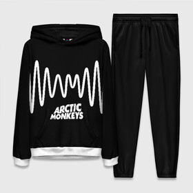 Женский костюм 3D (с толстовкой) с принтом ARCTIC MONKEYS ,  |  | arctic monkeys | арктик манкис | арктические мартышки