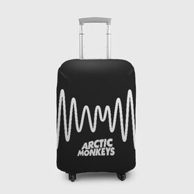 Чехол для чемодана 3D с принтом ARCTIC MONKEYS , 86% полиэфир, 14% спандекс | двустороннее нанесение принта, прорези для ручек и колес | arctic monkeys | арктик манкис | арктические мартышки