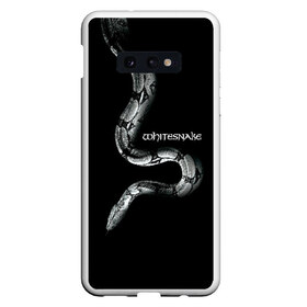 Чехол для Samsung S10E с принтом WHITESNAKE , Силикон | Область печати: задняя сторона чехла, без боковых панелей | whitesnake | ws | белая змея | блюз | вайт | вайтснек | вс | глэм | джоэл хокстра | дэвид ковердэйл | майкл девин | метал | микеле луппи | реб бич | рок группа | снек | томми олдридж | хард | хеви