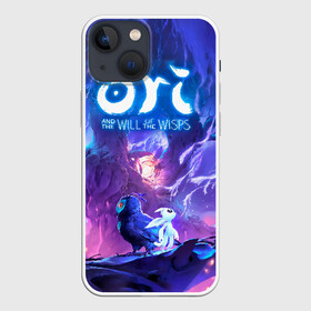 Чехол для iPhone 13 mini с принтом Ori   And The Will Of The Wisp ,  |  | microsoft studios | moon studios | ori | ori and the blind forest | unity | лес | луна | нибела | ночной лес | ночь | ори | платформер | сова