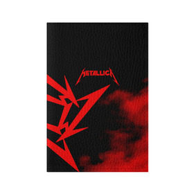 Обложка для паспорта матовая кожа с принтом Metallica , натуральная матовая кожа | размер 19,3 х 13,7 см; прозрачные пластиковые крепления | Тематика изображения на принте: metalica | metallica | группа | джеймс хэтфилд | кирк хэмметт | ларс ульрих | метал | металика | металлика | миталика | музыка | роберт трухильо | рок | трэш | трэшметал | хард | хеви