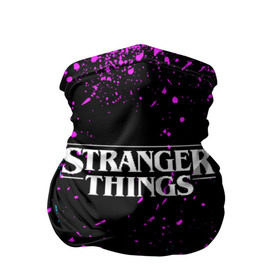 Бандана-труба 3D с принтом STRANGER THINGS , 100% полиэстер, ткань с особыми свойствами — Activecool | плотность 150‒180 г/м2; хорошо тянется, но сохраняет форму | stranger things | очень странные дела