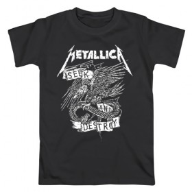Мужская футболка хлопок с принтом Metallica , 100% хлопок | прямой крой, круглый вырез горловины, длина до линии бедер, слегка спущенное плечо. | Тематика изображения на принте: metalica | metallica | группа | джеймс хэтфилд | кирк хэмметт | ларс ульрих | метал | металика | металлика | миталика | музыка | роберт трухильо | рок | трэш | трэшметал | хард | хеви