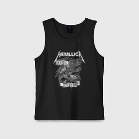 Детская майка хлопок с принтом Metallica ,  |  | metalica | metallica | группа | джеймс хэтфилд | кирк хэмметт | ларс ульрих | метал | металика | металлика | миталика | музыка | роберт трухильо | рок | трэш | трэшметал | хард | хеви