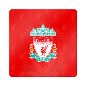 Магнит виниловый Квадрат с принтом Liverpool (2) , полимерный материал с магнитным слоем | размер 9*9 см, закругленные углы | champions | england | league | liverpool | англия | ливерпуль | лига | чемпионов