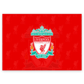 Поздравительная открытка с принтом Liverpool (2) , 100% бумага | плотность бумаги 280 г/м2, матовая, на обратной стороне линовка и место для марки
 | champions | england | league | liverpool | англия | ливерпуль | лига | чемпионов
