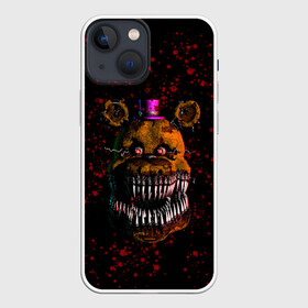 Чехол для iPhone 13 mini с принтом FNAF Nightmare ,  |  | blood | five nights at freddy’s | fnaf | game | horror | игра | кровь | пять ночей у фредди | ужас | фнаф | фреди