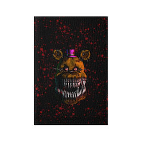 Обложка для паспорта матовая кожа с принтом FNAF Nightmare , натуральная матовая кожа | размер 19,3 х 13,7 см; прозрачные пластиковые крепления | Тематика изображения на принте: blood | five nights at freddy’s | fnaf | game | horror | игра | кровь | пять ночей у фредди | ужас | фнаф | фреди