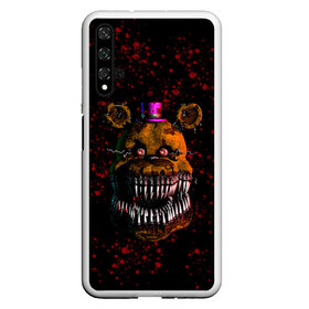 Чехол для Honor 20 с принтом FNAF Nightmare , Силикон | Область печати: задняя сторона чехла, без боковых панелей | blood | five nights at freddy’s | fnaf | game | horror | игра | кровь | пять ночей у фредди | ужас | фнаф | фреди