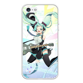 Чехол для iPhone 5/5S матовый с принтом Hatsune Miku , Силикон | Область печати: задняя сторона чехла, без боковых панелей | anime | character | geisha | hatsune miku | japan | kimono | manga | style | аниме | вокалоид | девушки | манга | мульт | оружие | сёдзё | сериал | хатсуне мику