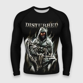 Мужской рашгард 3D с принтом Disturbed ,  |  | disturbed | heavy metal | the guy | группы | метал | рок